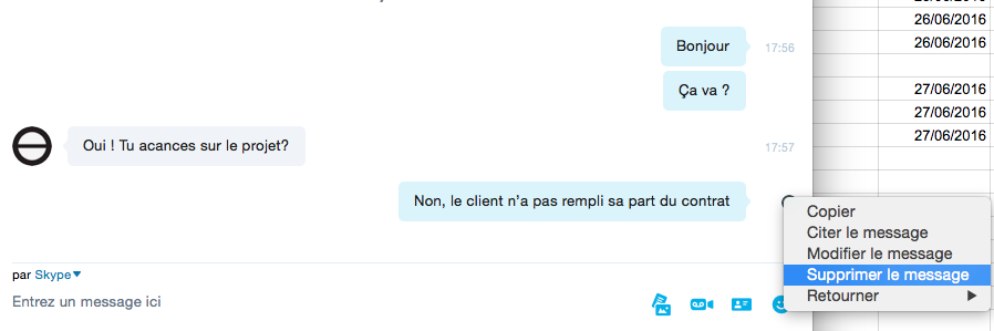 Skype Comment Supprimer Un Message